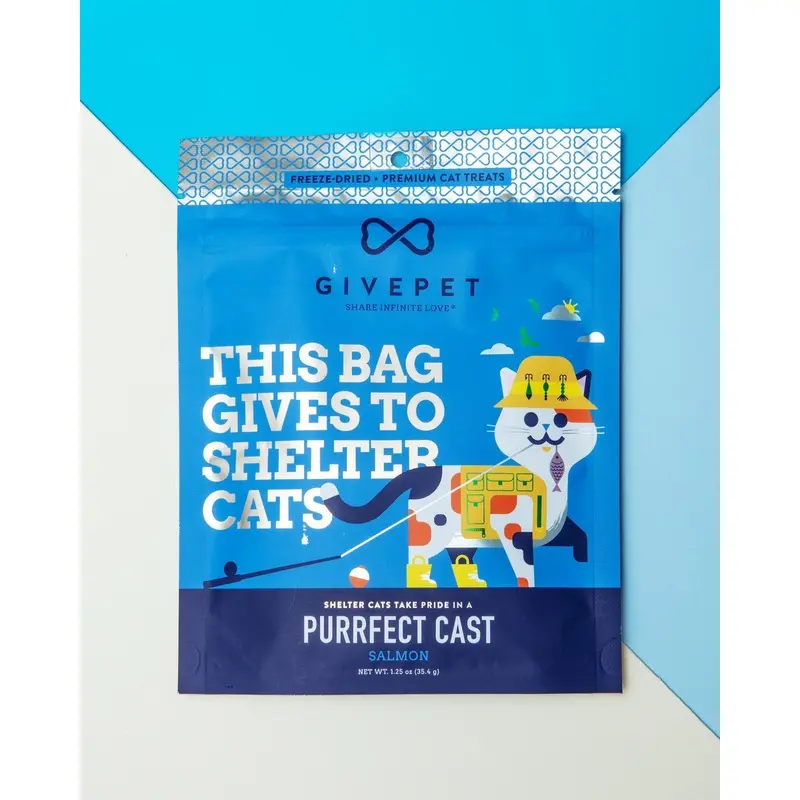 Purrfect Cast Freeze-Dried Salmon Cat Treats
