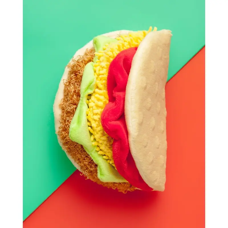 Taco Tuesday Crinkle & Squeaky Dog Toy