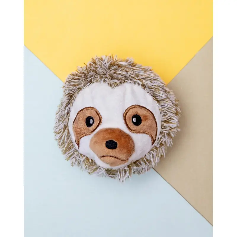 Ez Squeaky Sloth Ball Dog Toy (4")