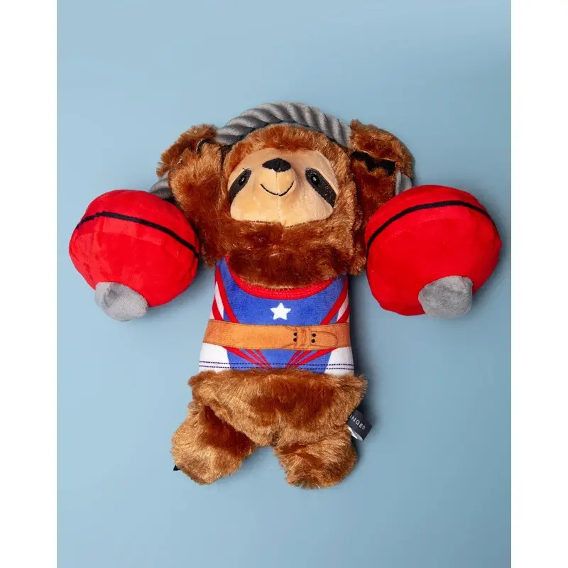 Hustle For That Muscle Speaky Plush Dog Toy (FINAL SALE)