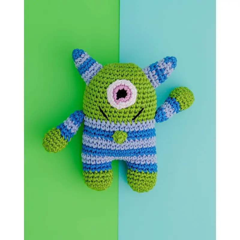Monster Organic Knit Dog Toy