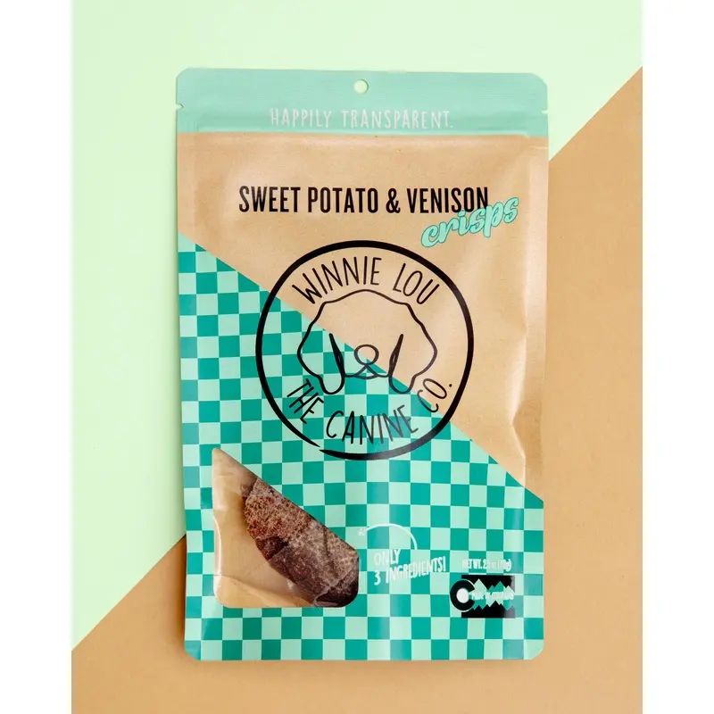 Sweet Potato & Venison Crisp Dog Treats