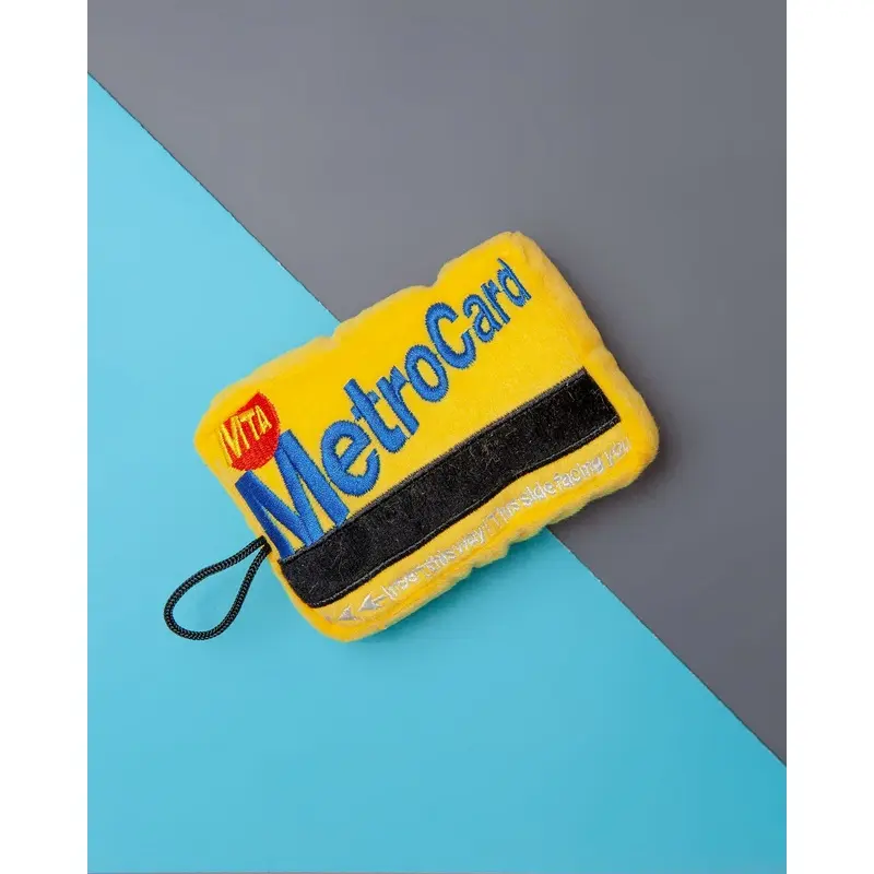 MTA MetroCard Plush Dog Toy
