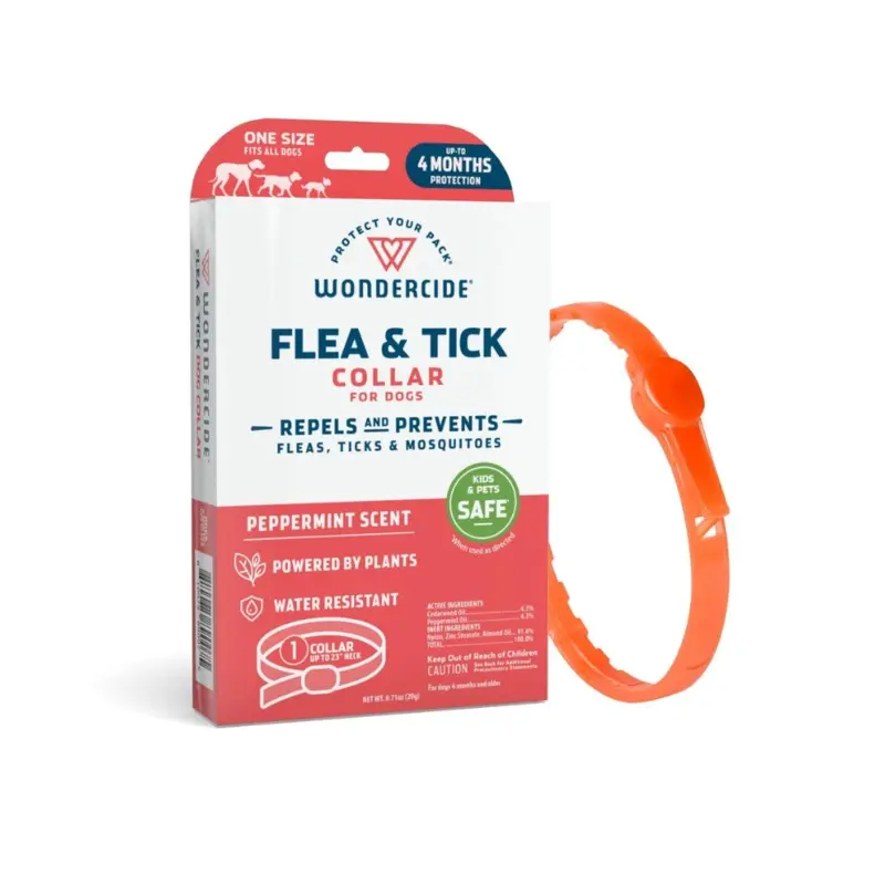 Natural Essential Oils Flea + Tick Collar for Dogs