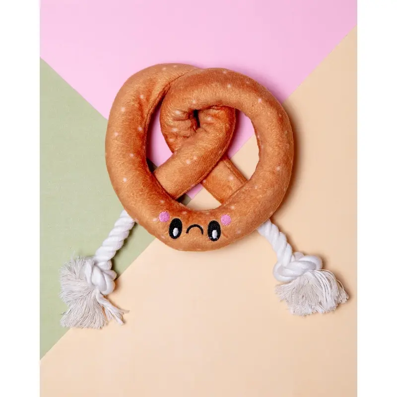 Pretzel Rope Tug Dog Toy