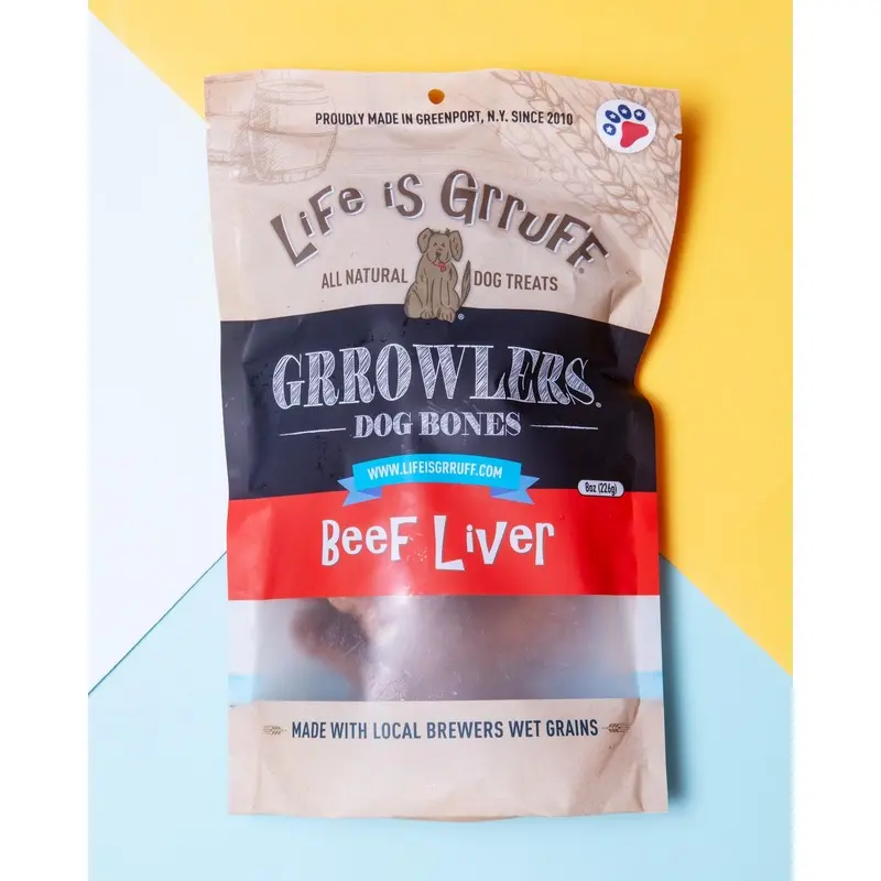 Growlers Dog Bones in Beef Liver