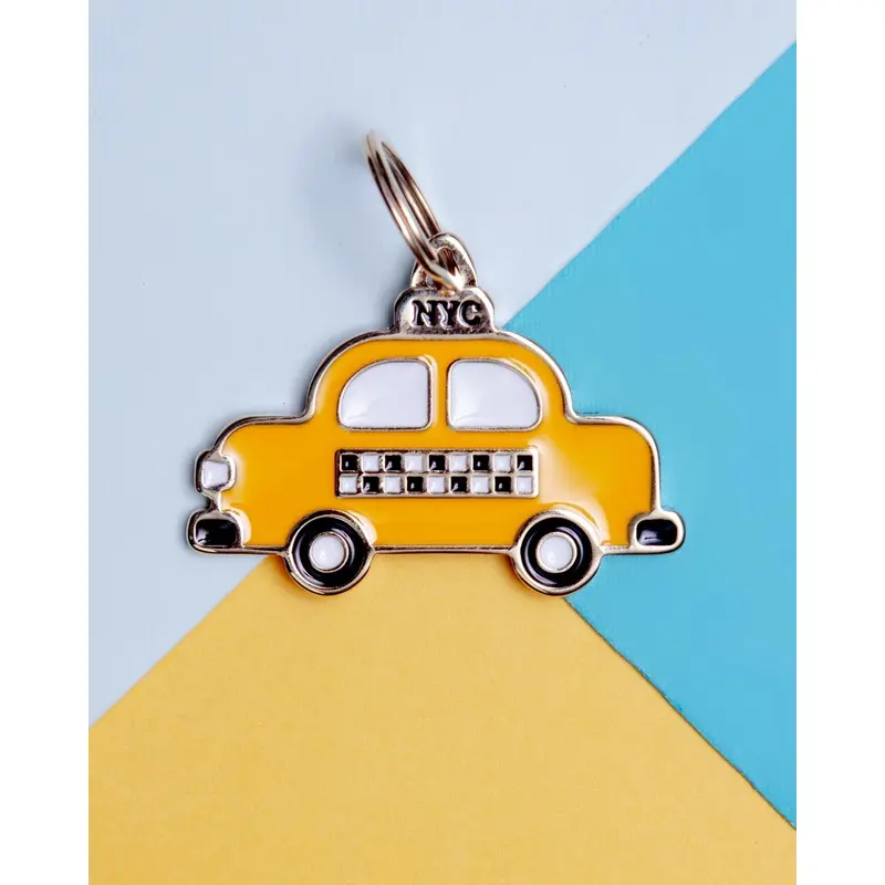 Hey Taxi Custom NYC Cab Pet ID Tag (Dog & Co. Exclusive)