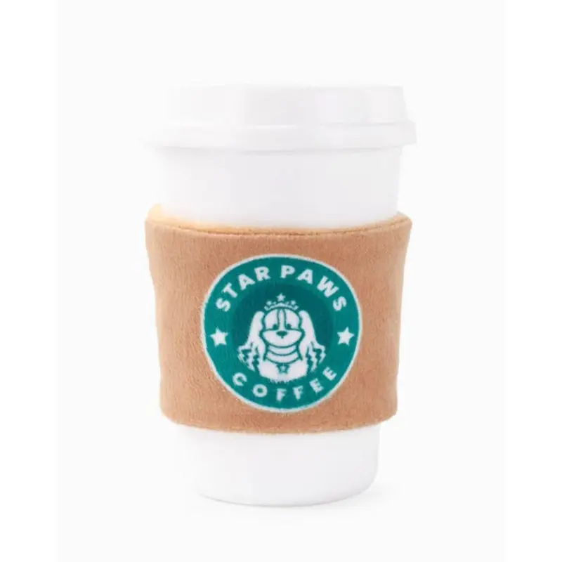 Starpaws Coffee Crinkle and Rubber Dog Toy (FINAL SALE)