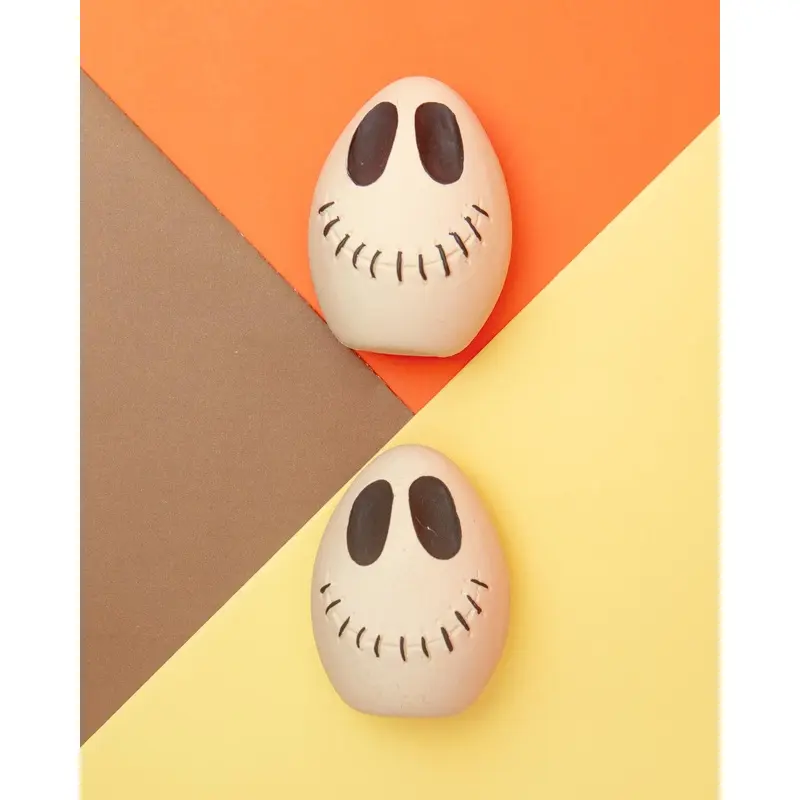 Spooky Skull Halloween Latex Squeaky Egg