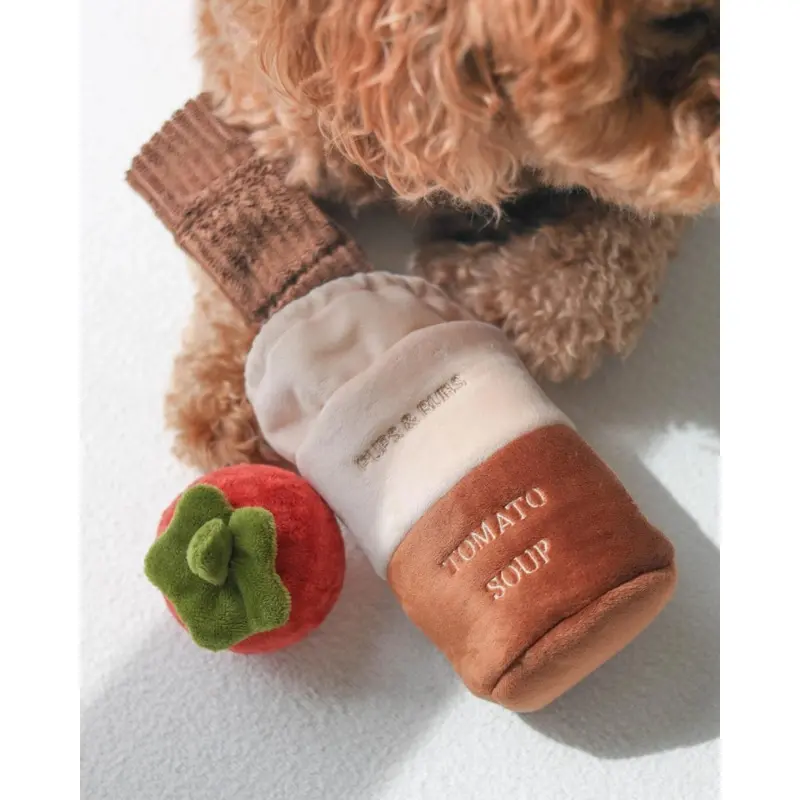 Tomato Soup Nosework Dog Toy