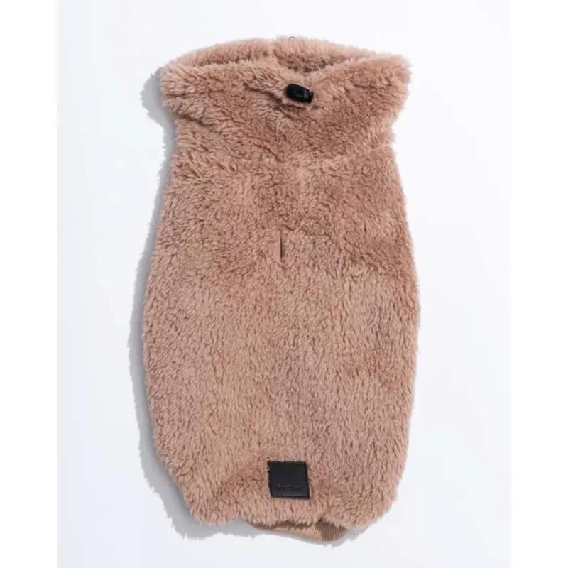 Turtle Teddy Dog Fleece in Chai