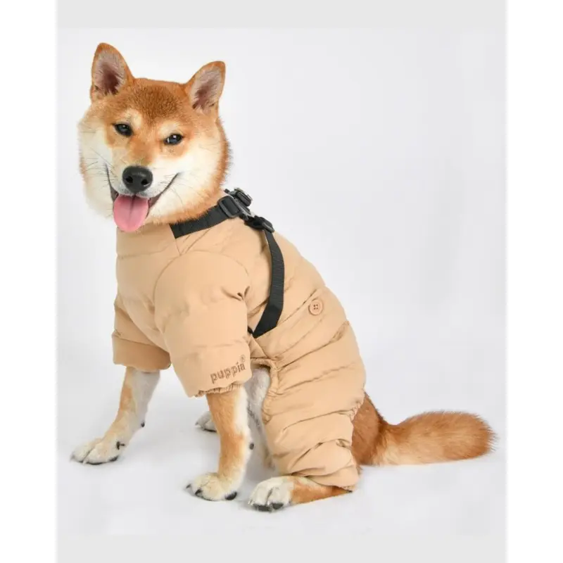 Ultralight Soft Dog Puffer Onesie with Harness (FINAL SALE) (FW24LO)