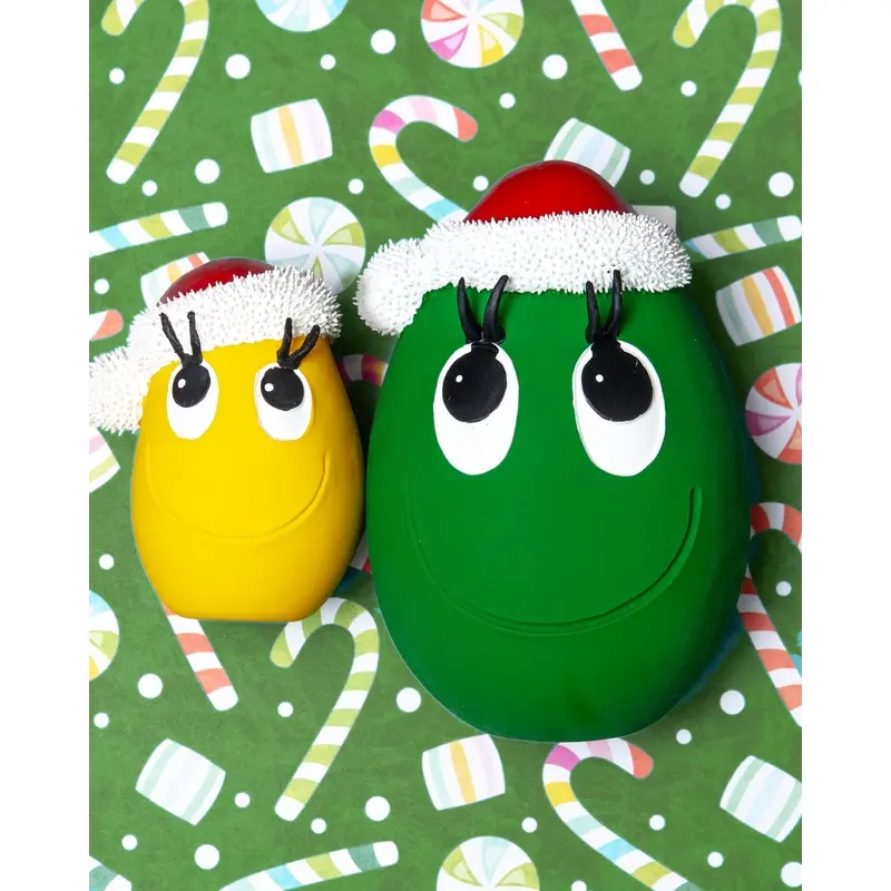 Santa Egg Latex Dog Toy (FINAL SALE)