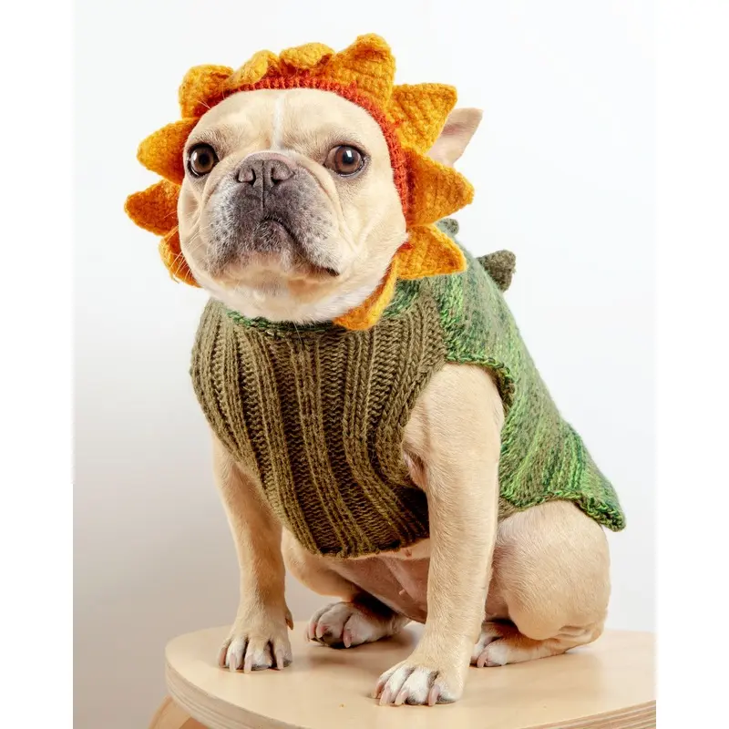 Sunflower Hand-Knit Dog Sweater (DOG & CO. Exclusive) (FINAL SALE)