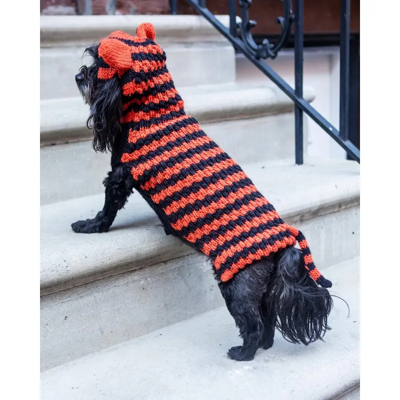 Tiger Hand-Knit Dog Sweater (DOG & CO. Exclusive) (FINAL SALE)