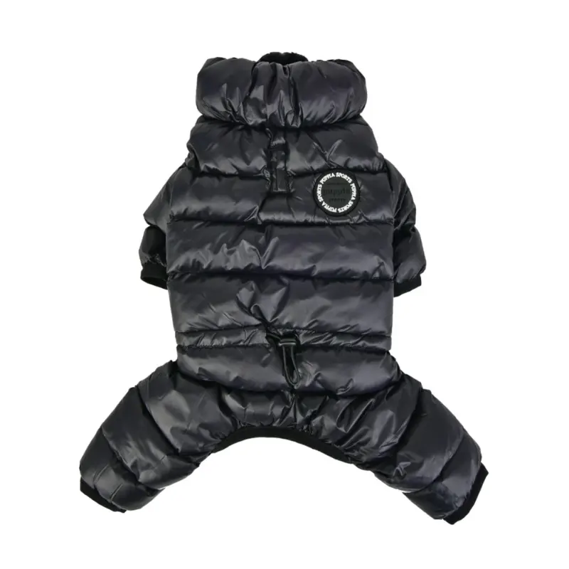 Ultra Light Winter Puffer Jumpsuit in Black (FINAL SALE) (FW24LO)