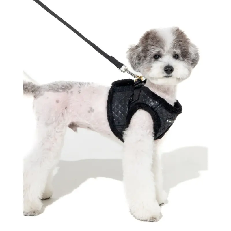 Douglas Quilted Vest Harness in Beige or Black