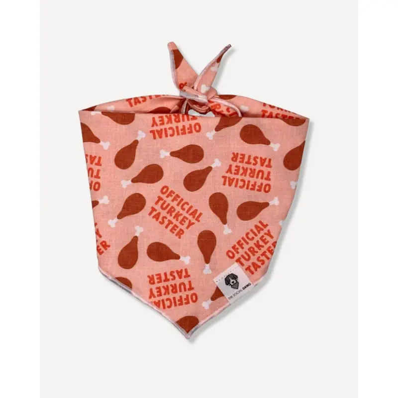 Official Turkey Taster Dog Bandana (Made in the USA)