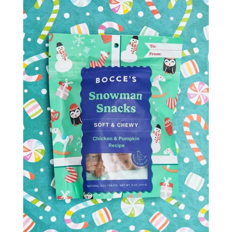 Snowman Snacks Chicken + Pumpkin Dog Treats (FINAL SALE)