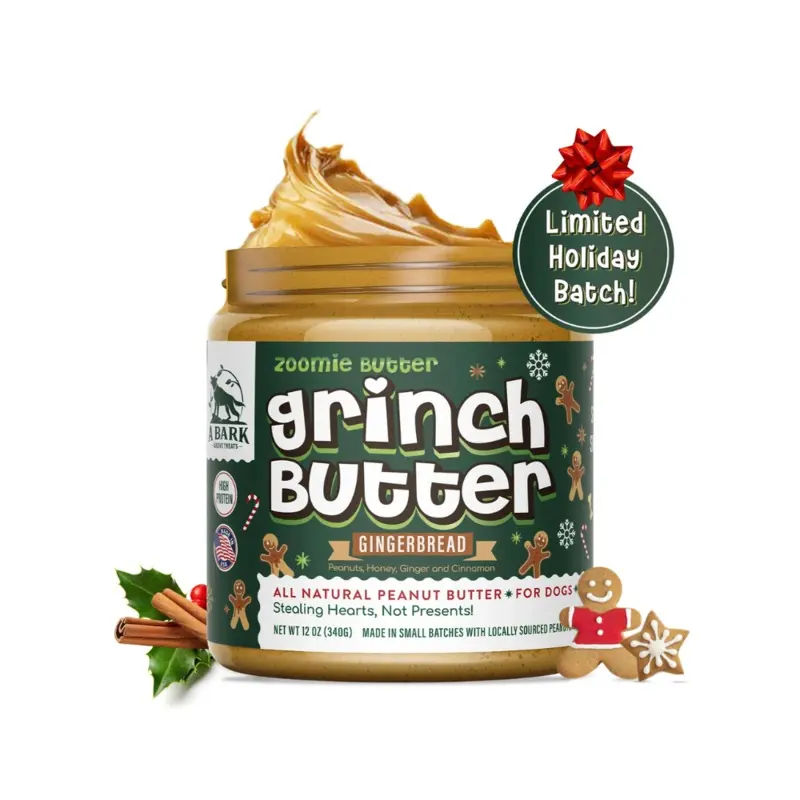 Grinch Butter All-Natural Dog Peanut Butter