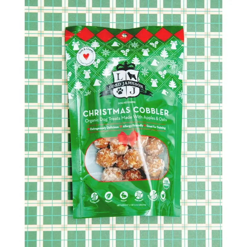 Holiday Christmas Cobbler Organic Dog Treat