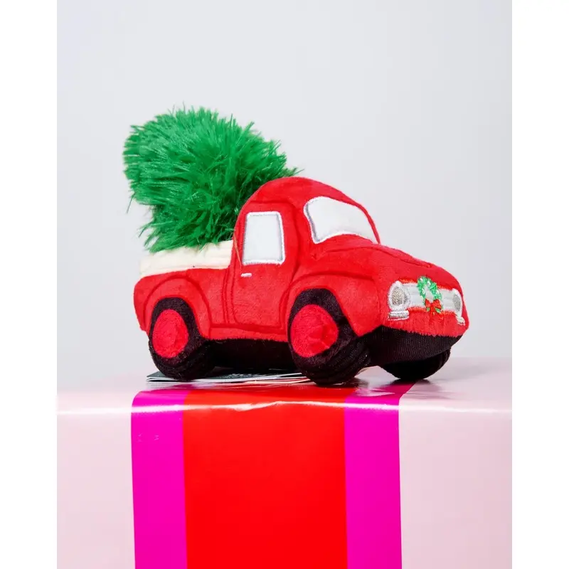 Holiday Hauler Squeaky Plush Dog Toy