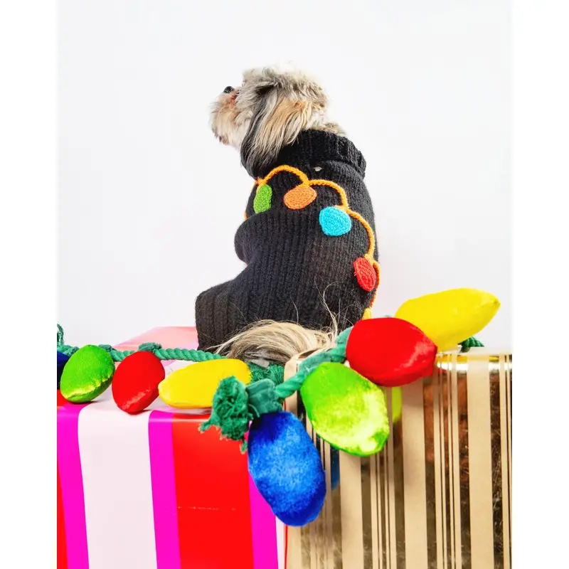 Howliday Lights Dog Sweater