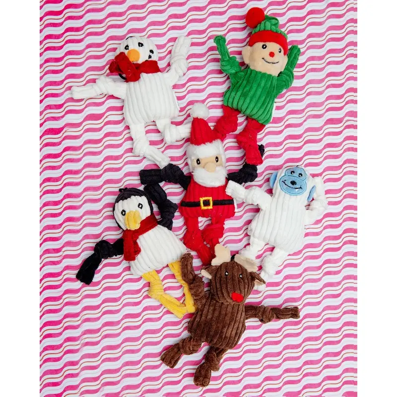 Santa's Workshop Wee Huggles Plush Squeaky Dog Toys