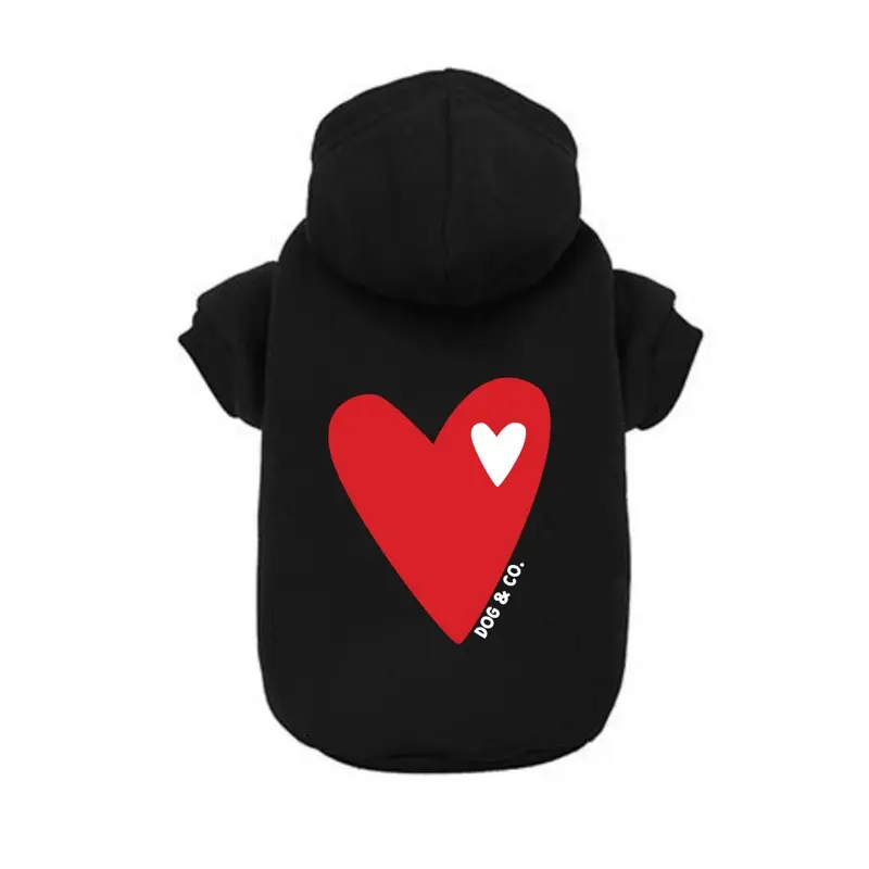 Love Dog Hoodie in Black (FINAL SALE)