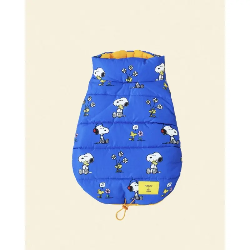 Snoopy and Woodstock Dog Puffer Jacket