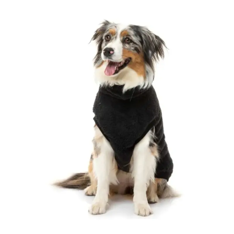 Turtle Teddy Dog Fleece in Carbon Black (FINAL SALE)
