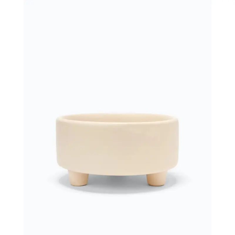 Uplift Ceramic Dog Bowl in Buttercream