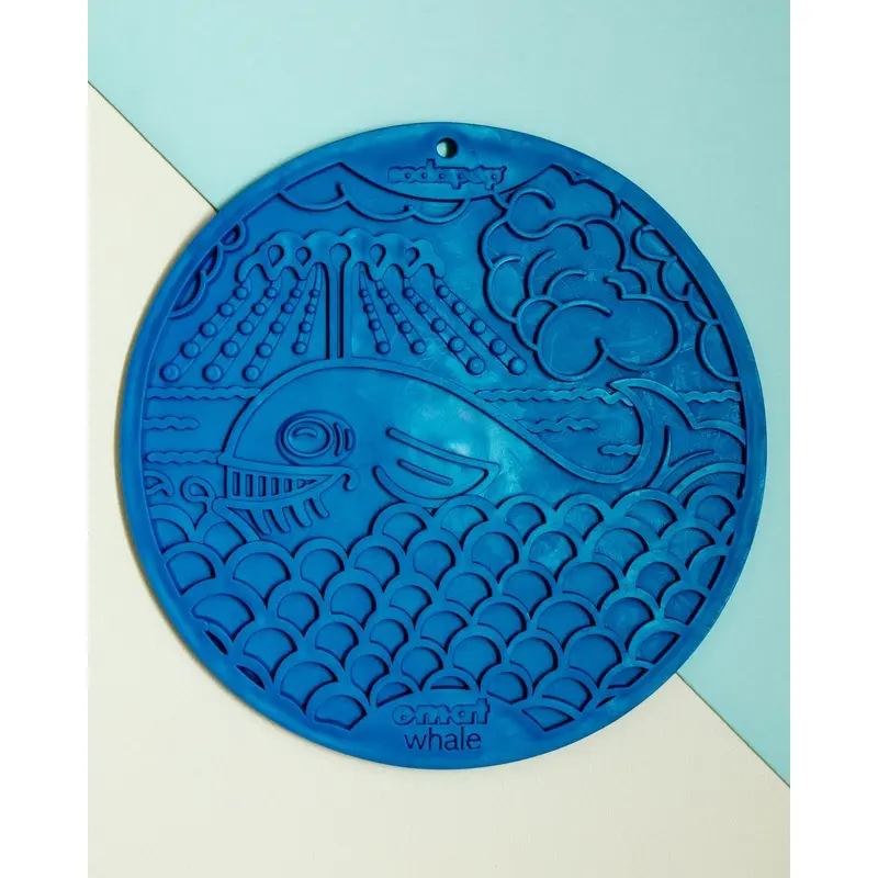 Whale Dog Lick Mat With Suction Cups (Made in the USA)