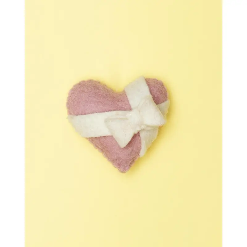 Be My Heart Wool Cat Toy