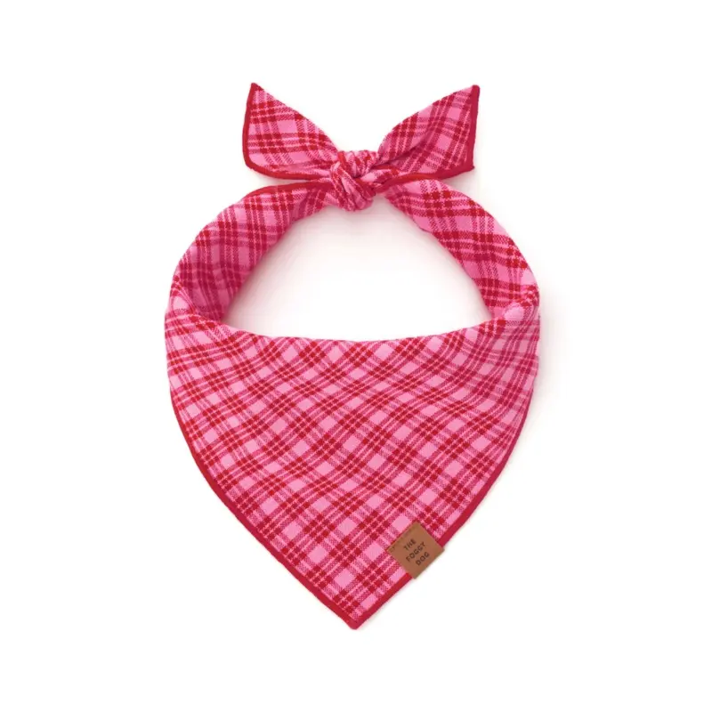 HTH x TFD Katherine Plaid Dog Bandana (Made in the USA)