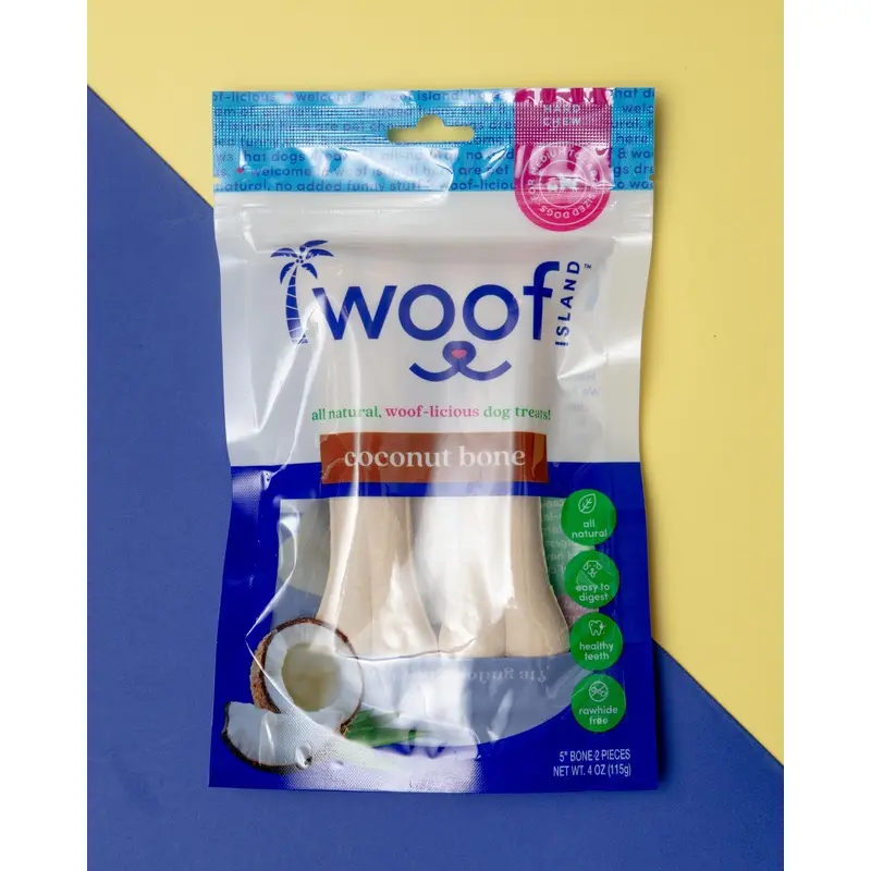 All Natural Coconut Dog Bone Treat (2-Pack)