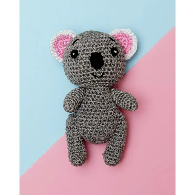 Cutie the Koala Organic Cotton Knit Dog Toy