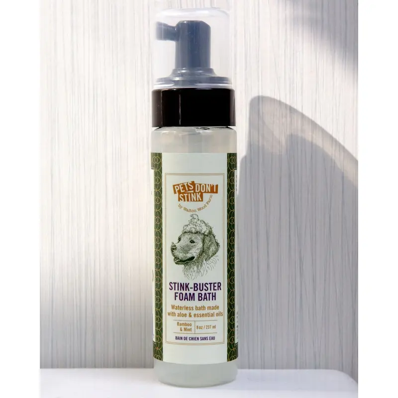 Stink Buster Detangling Waterless Dog Shampoo (Made in the USA)