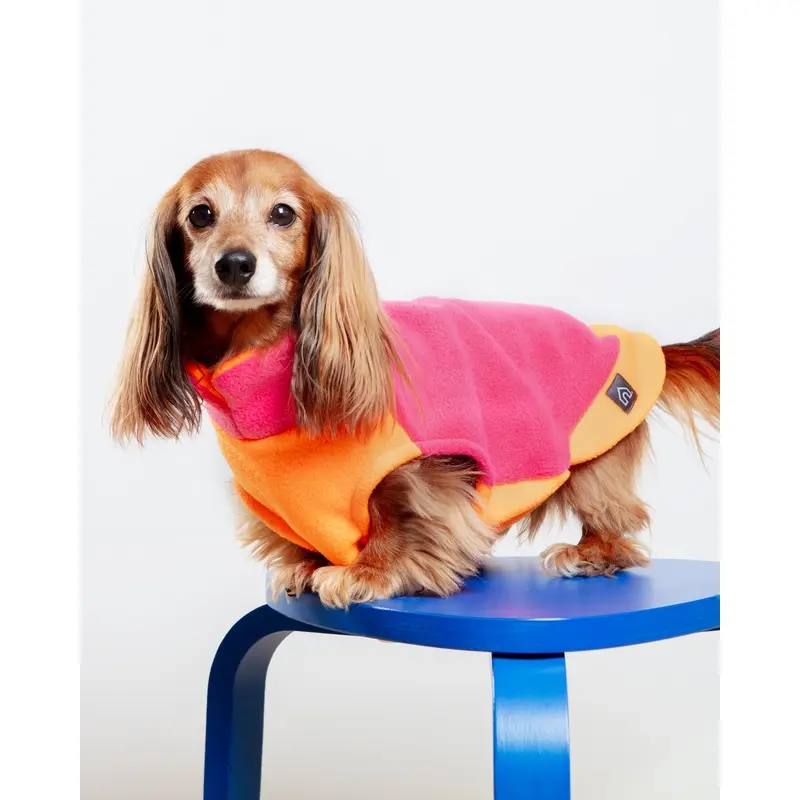 Two-Tone Dog Fleece Jumper (Made in the UK)