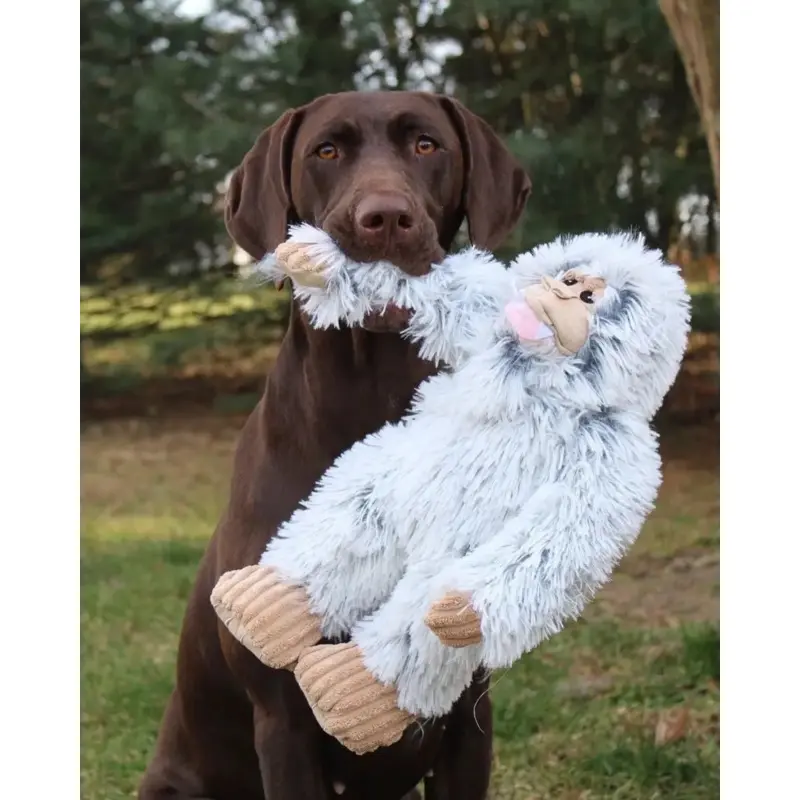 Yeti Squeaky Plush Dog Toy