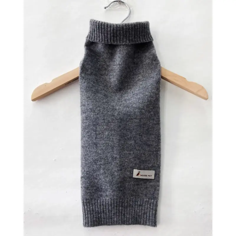 Cashmere Pet Sweater in Grey