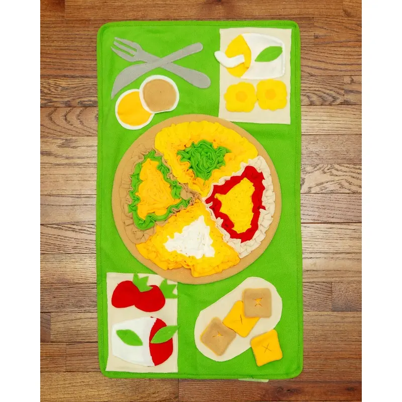 Pizza Party Dog Snuffle Mat