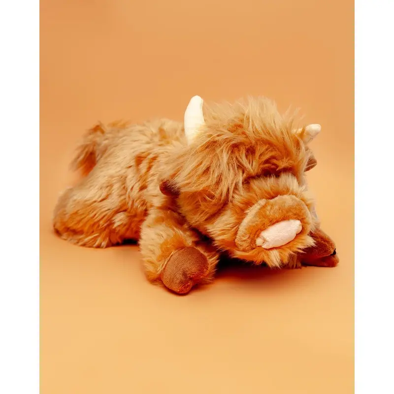 Shaggy the Highland Cow Squeaky Dog Plush Toy