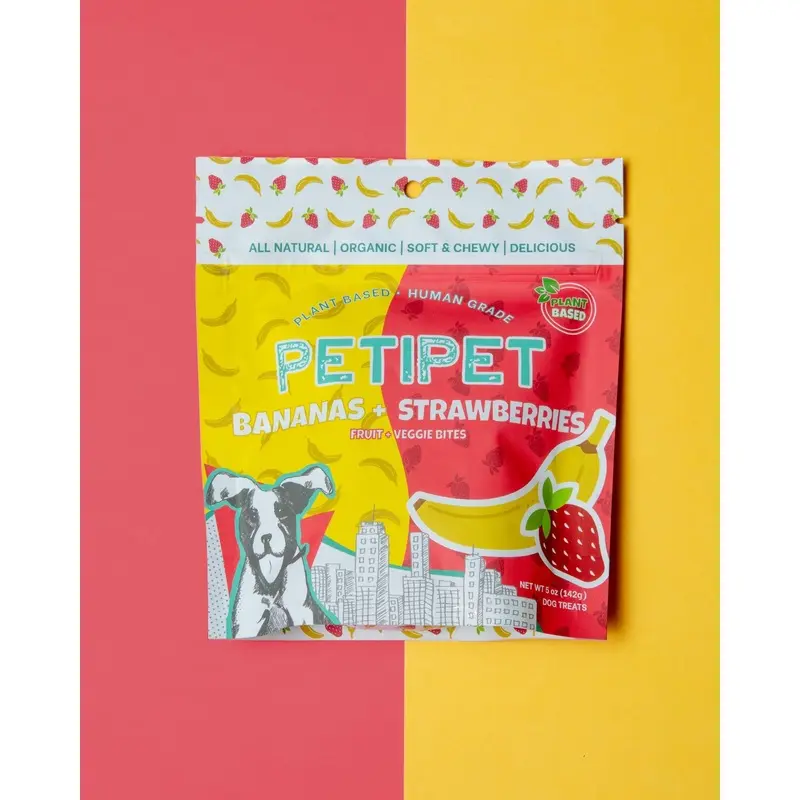 Bananas & Strawberry Organic Dog Treats
