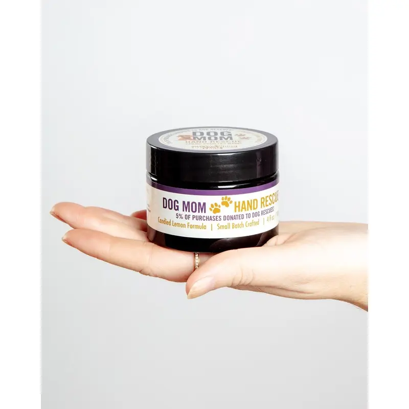 Dog Mom Hand Rescue Cream (Vegan & Cruelty-Free) (4oz)