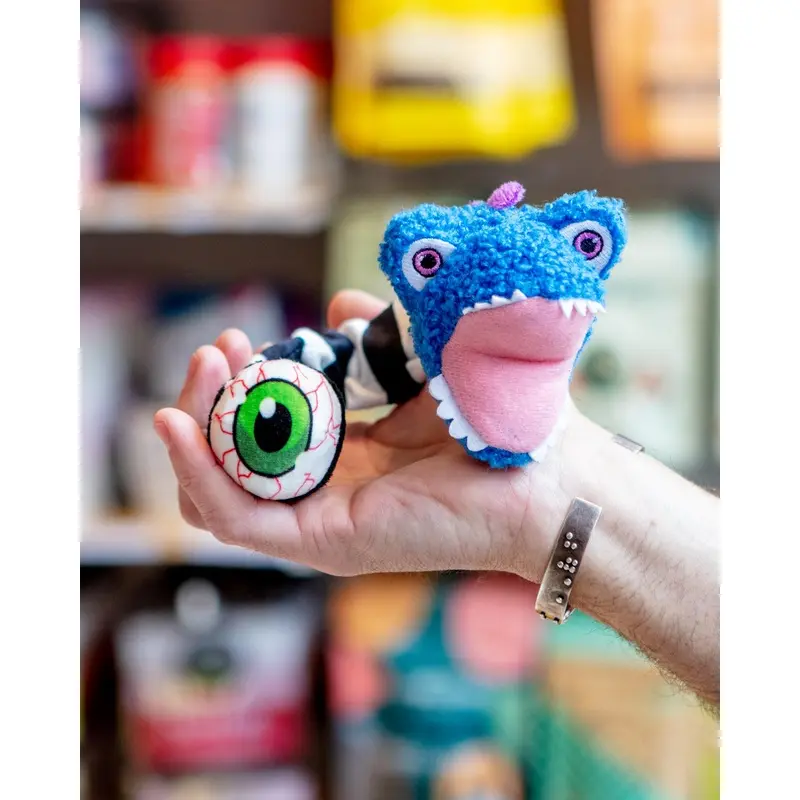 Eyesaur Jr. Crinkly Catnip Toy