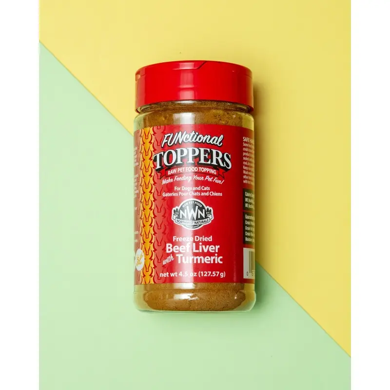 Freeze-Dried Beef Liver & Turmeric Topper for Dogs & Cats