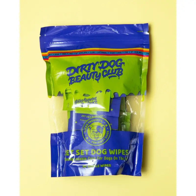 Jet Set Biodegradable Dog Wipes