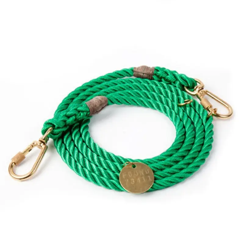FOUND MY ANIMAL | Adjustable Rope Lead in Miami Green