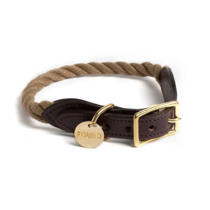FOUND MY ANIMAL | Rope Collar in Natural (FINAL SALE)